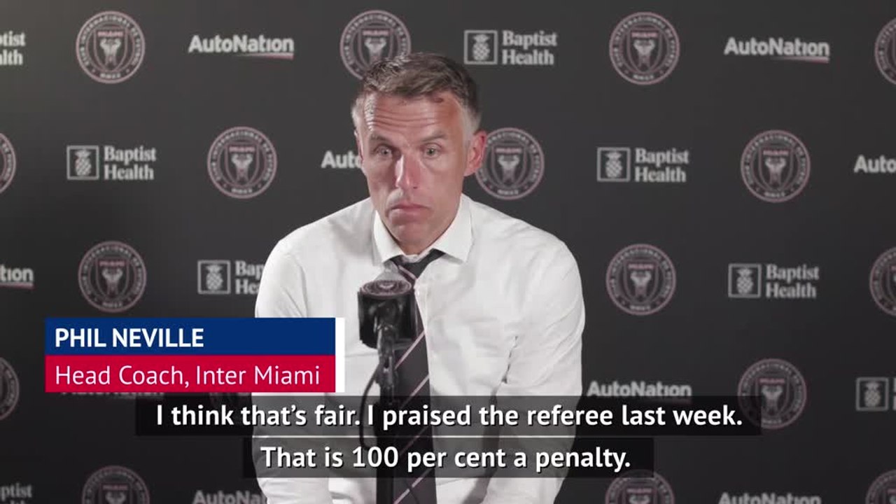 Neville fuming with referee after Inter denied late penalty