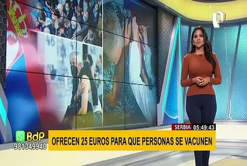 Serbia: gobierno incentiva a la población ofreciendo 25 euros por vacunarse