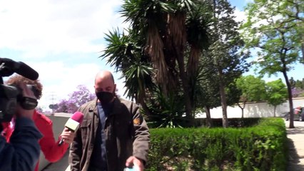 Antonio Tejado, desolado tras la muerte de su padre Juan Carlos