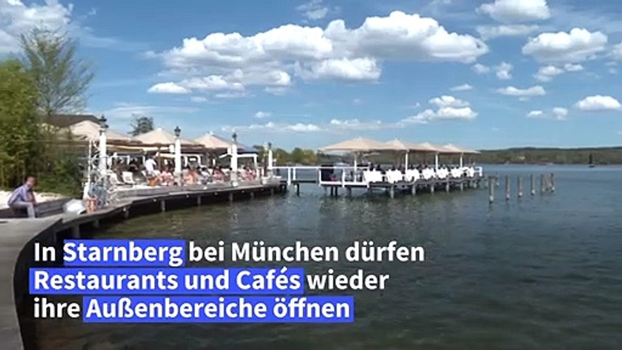 In Starnberg hat die Außengastronomie wieder geöffnet