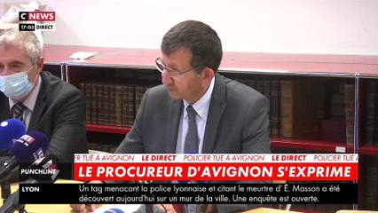 Policier tué à Avignon - "Les deux personnes interpellées n'ont que 19 et 20 ans, et ont déjà été condamnées plusieurs fois" (Procureur)
