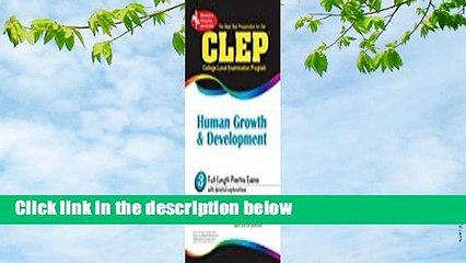 [Read] CLEP Human Growth and Development  For Kindle