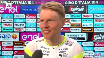 Tour d'Italie 2021 - Taco van der Hoorn : "It's unbelievable"