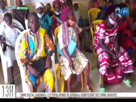 RTG/ Les populations de Batouala bénéficient des soins gratuits du samu social gabonais
