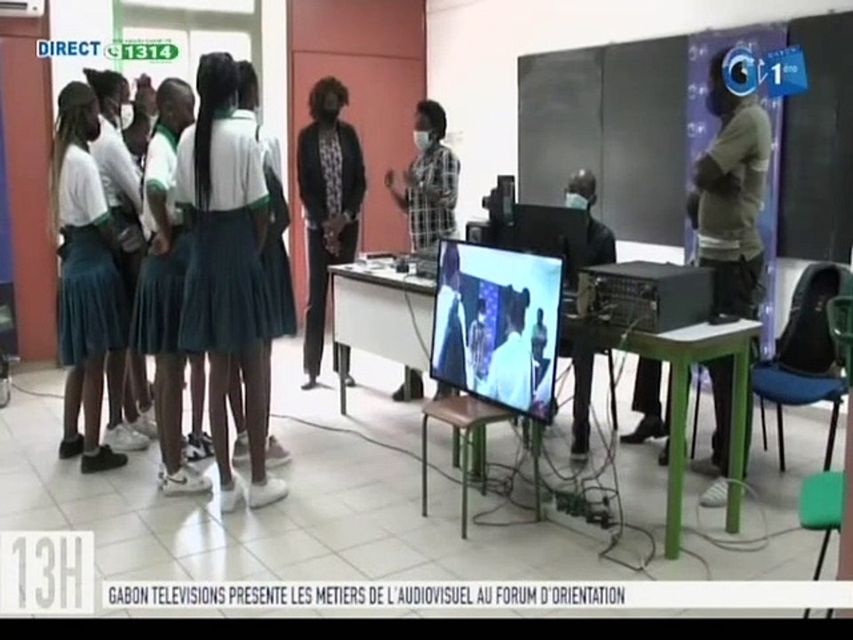 RTG/ Gabon télévisions présente les métiers de l’audiovisuel au forum d’orientation