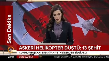 Askeri helikopter düştü: 13 Mehmetçik şehit!