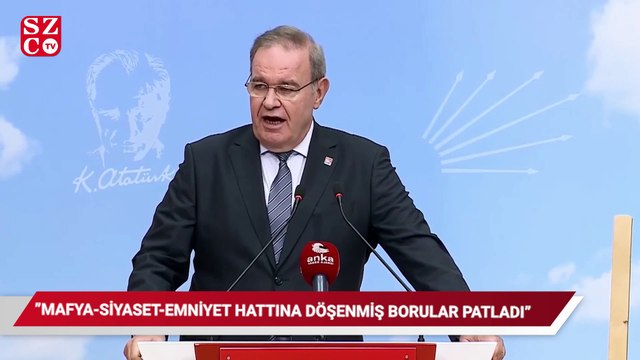 CHP'li Öztrak: Mafya-siyaset-emniyet hattında döşenmiş kanalizasyon boruları bir kez daha patladı