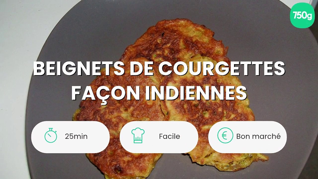 Beignets de courgettes façon indiennes