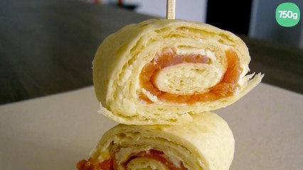 Wraps au saumon fumé