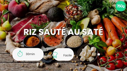 Riz sauté au saté
