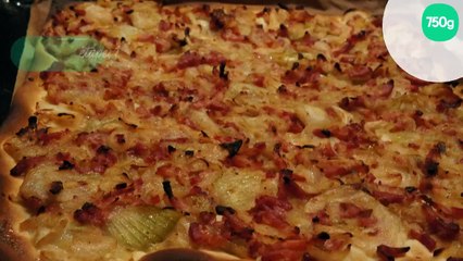 FLAMMEKUECHE (Tarte à l'oignon)