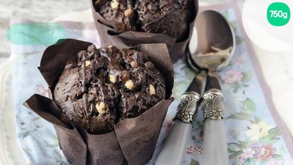 Muffins chocolat noisettes
