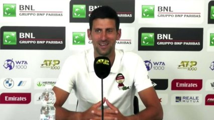 ATP - Rome 2021 - Novak Djokovic on his n° 1 ranking : "I don't want to say strange because it's not strange but I'm gonna spend more time with my family"