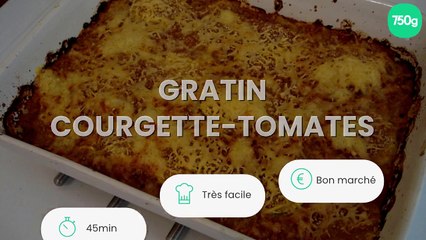 Gratin courgette-tomates