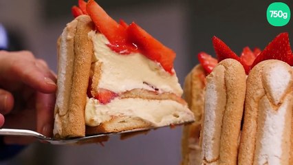 Charlotte aux fraises