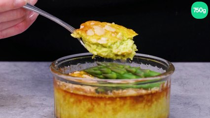 Clafoutis aux asperges et au parmesan