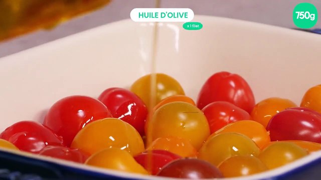 Bruschettas à la burrata et aux tomates confites