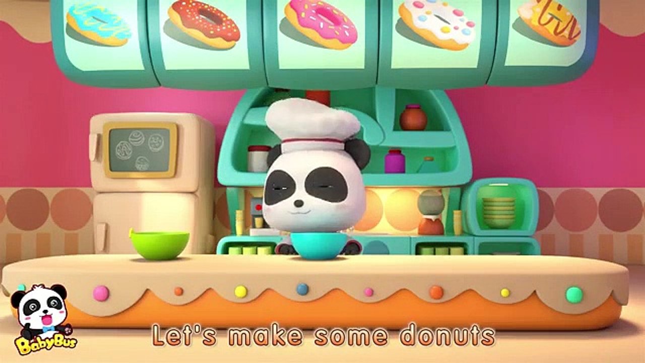 ❤ Baby Panda Donut Shop | Animation & Kids Songs collections For Babies |  BabyBus - video Dailymotion