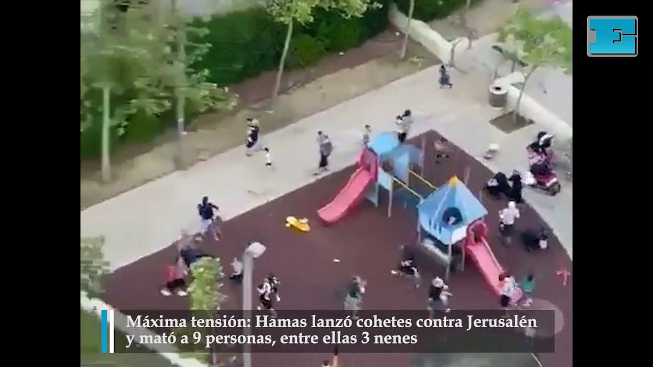 Máxima tensión Hamas lanzó cohetes contra Jerusalén