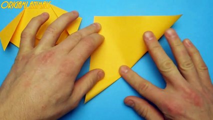 How To Make A Dog Out Of Paper.  Origami Dog.  Origami Animals.