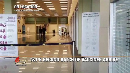 T&T's second batch of AstraZeneca from COVAX arrives