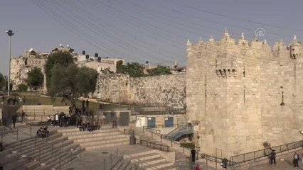 Son dakika haberleri | İsrail polisinden Şam Kapısı'nda Filistinlilere saldırı