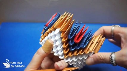 3D Origami Flower Pot V4 Tutorial | Tutorial De Maceta De Origami 3D