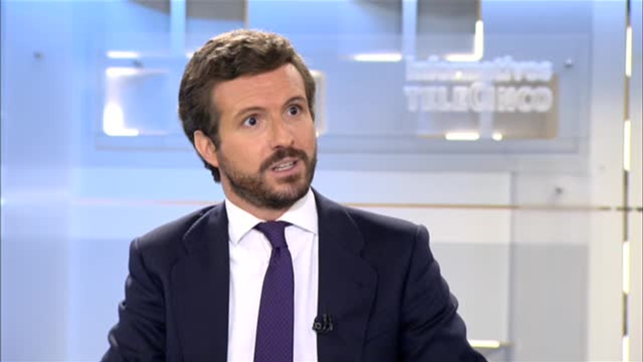 Casado: "Sánchez está preocupado por los temas de su partido. A mí no me importa mi partido me importa España"