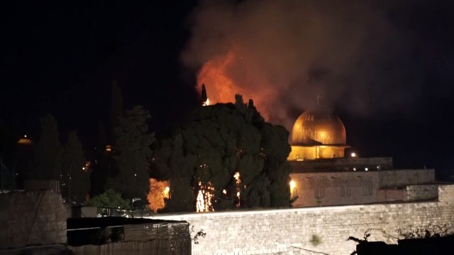 Fogo na Esplanada das Mesquitas