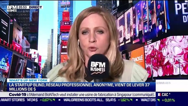 What's up New York : La start-up Blind, réseau professionnel anonyme, vient de lever 37 millions de dollars - 10/05