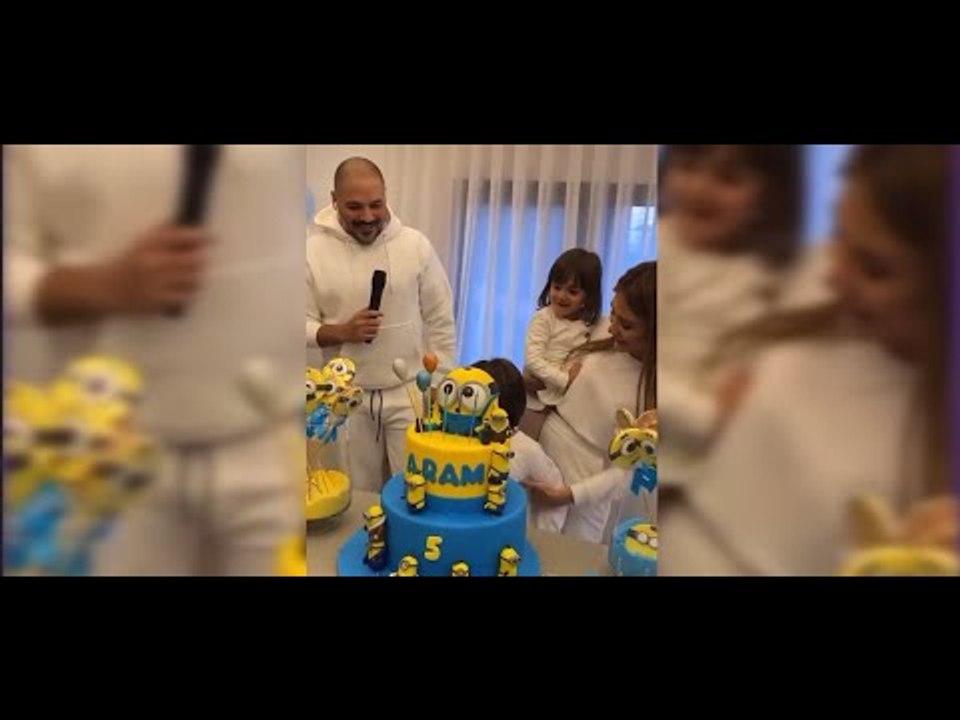 شاهدوا فخامة عيد ميلاد ابن رامي عياش وداليدا !! آرام يغنّي وهذا ما فعلته العائلة في المنزل!