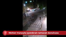 Mehter marşıyla sahura kaldıran Ramazan davulcusu