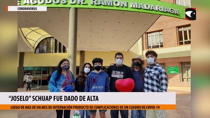 “Joselo” Schuap fue dado de alta