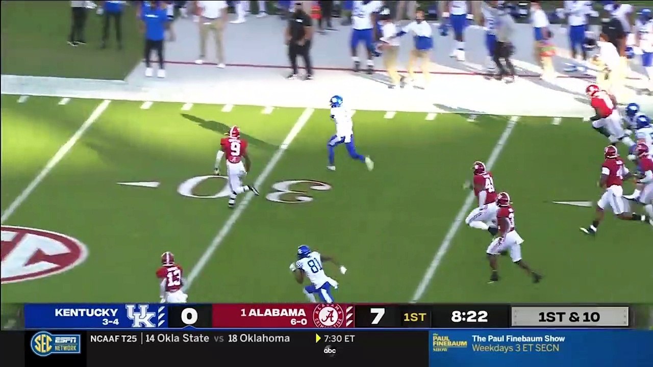 Kentucky Vs #1 Alabama Highlights | College Football Week 12 | 2020 College Football Highlights