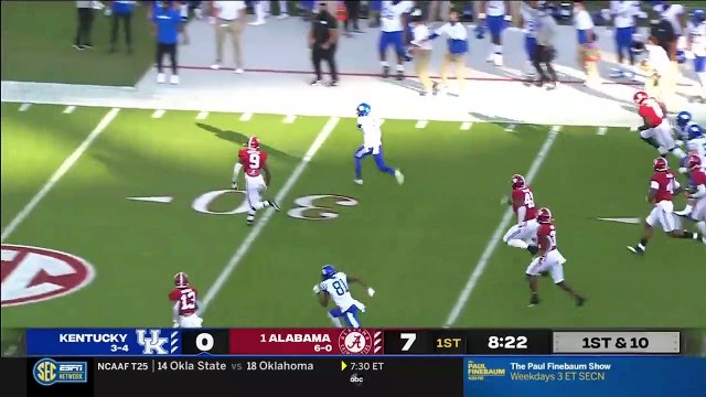 Kentucky Vs #1 Alabama Highlights | College Football Week 12 | 2020 College Football Highlights