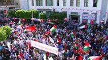 SFAKS - Tunus'ta Filistin'e destek gösterisi düzenlendi (2)