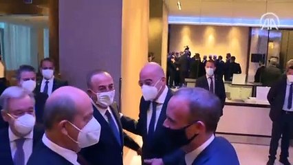 BM Genel Sekreteri Guterres, gayrıresmi Kıbrıs Konferansı öncesi taraflara resepsiyon verdi