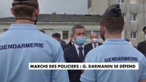 Marche des policiers : Gérald Darmanin se défend