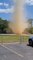 Dust Devil Forms at Playground and Disintegrates as it Flies in the Sky