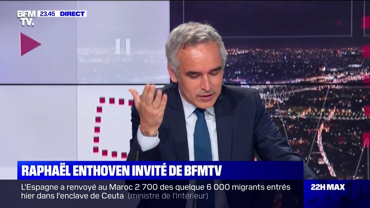 Quand Isabelle Saporta et Bruno Jeudy lisent un extrait du livre de Raphaël Enthoven, écrit en alexandrins