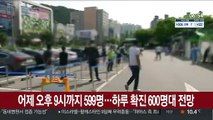 어제 오후 9시까지 599명…하루 확진 600명대 전망