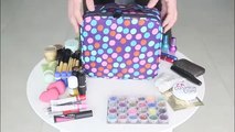 Makeup Train Case,Travel Makeup Case,Cosmetic Case,Makeup Cosmetic Organizer Bag