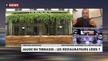 Déconfinement : Regardez le gros coup de gueule de Stéphane Manigold, restaurateur, à propos de la jauge des 50% pour les terrasses