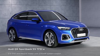 Audi Q5 Sportback 55 TFSI e quattro – PHEV with predictive operating system Animation