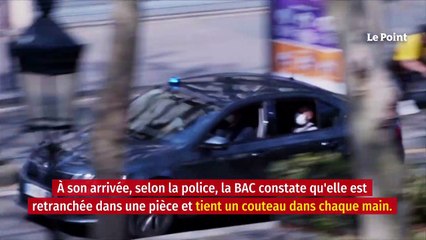 Une femme « en état de démence » blesse un policier au couteau