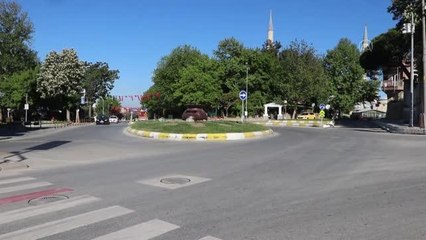 Trakya'da cadde ve sokaklarda "tam kapanma" sessizliği hakim