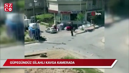 Başakşehir'de güpegündüz silahlı kavga kamerada