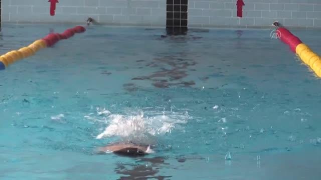 KAHRAMANMARAŞ - Balık adam Beytullah, Tokyo Paralimpik Oyunları'na iddialı hazırlanıyor