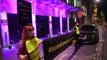 Bruxelles : Amnesty projette du violet sur l'ambassade de Turquie