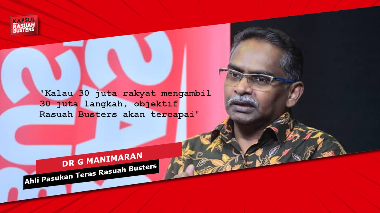 Rakyat menyambut baik kempen Rasuah Busters